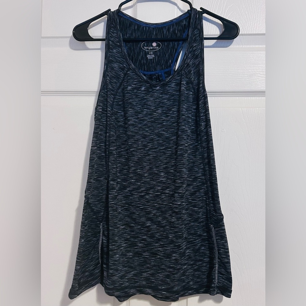 Tangerine Gray Relaxed Sleeveless Tank Top Size L